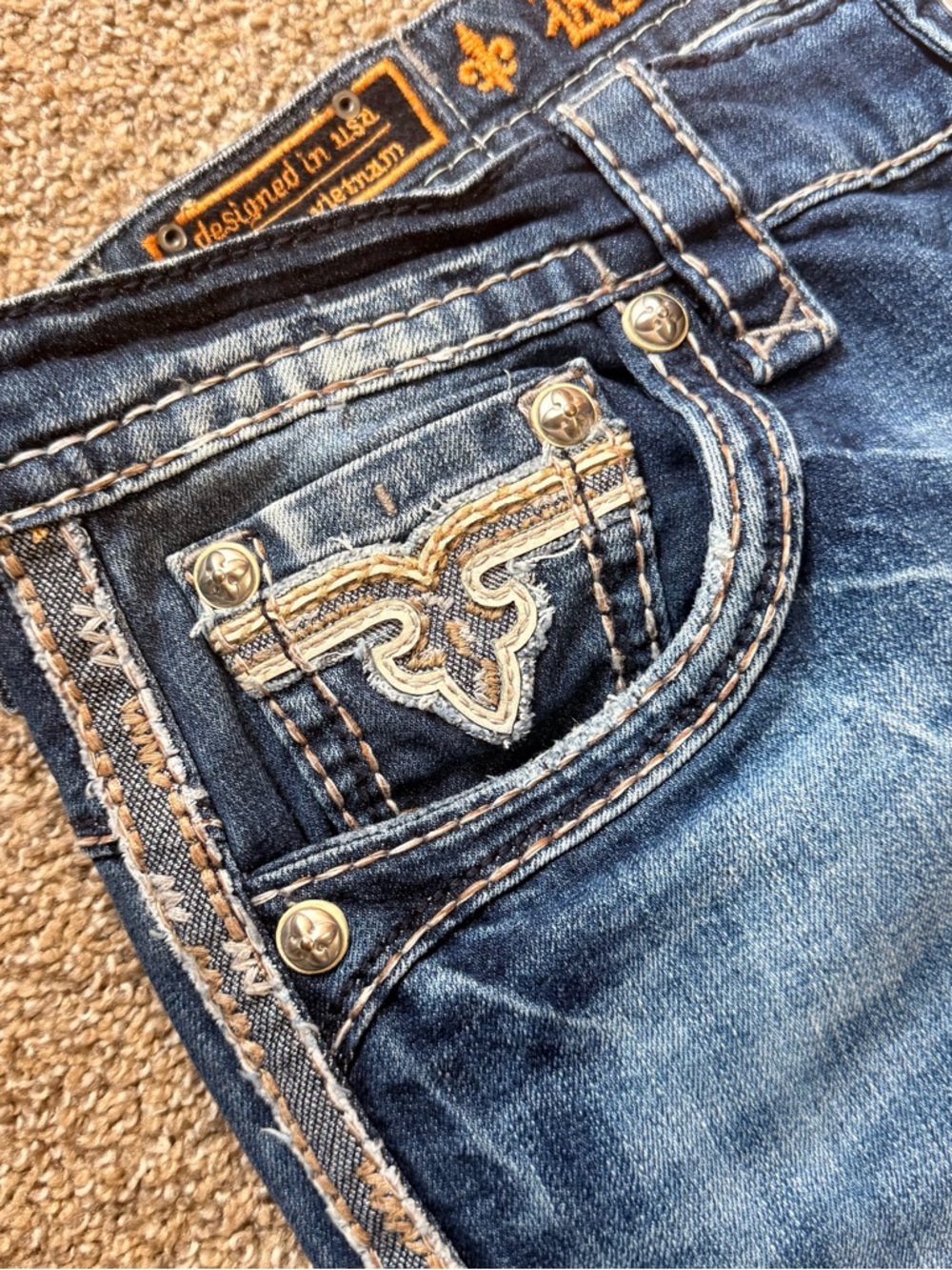 Mens Rock Revival Rogue boot cut - Picture 6 of 8